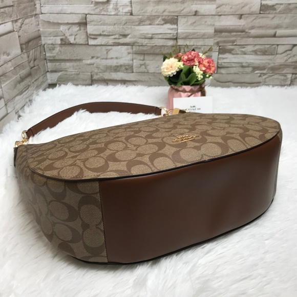 👜COACH SET🌺ELLE HOBO&L-ZIP WALLET - Picture 6 of 8